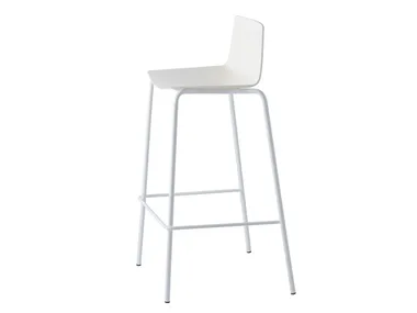 CUBA 1623 - High polypropylene stool with footrest _ Et al.